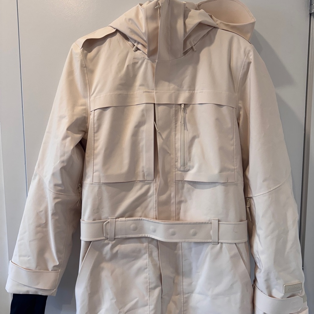 Halfdays Oat Milk Off White Murphy Ski One Piece Jumpsuit size Medium Short - Picture 9 of 14